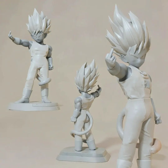 Небоядисана 3D Фигура Little Prince Vegeta Files Боядисване DIY Подарък Цветове 15,2 см 1:12