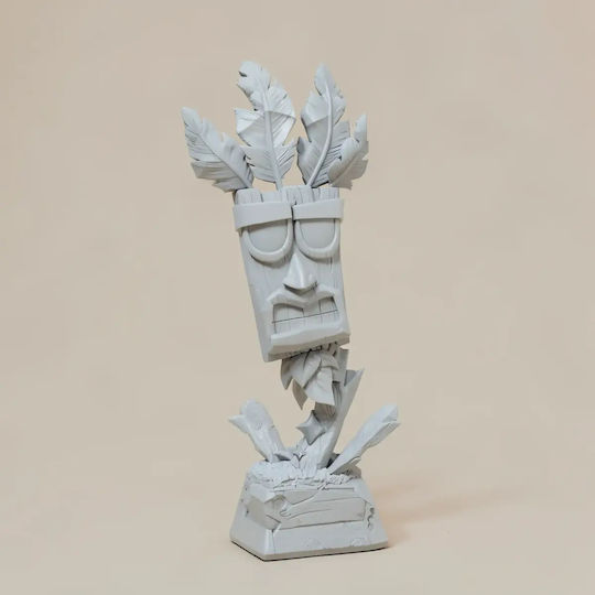 Небоядисана 3D Фигура Aku Aku Crash Bandicoot 3D Боядисване DIY Подарък Цветове 30 См 1:6