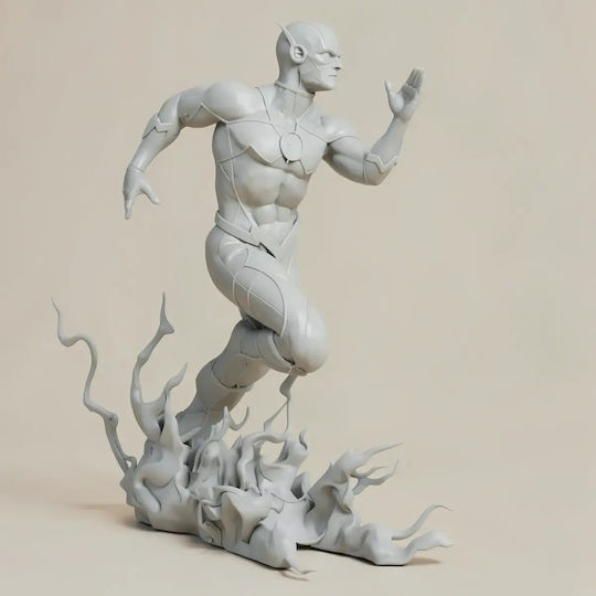 Unpainted 3d Figur Flash V2 Aus Dc Bemalung Diy Geschenk Farben 20 Cm 1:8