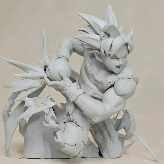 Άβαφη 3D Фигура Dragonball Super Goku Ultra Instinct 3D Печат Модели Боядисване DIY Подарък Цветове 30 см 1:6