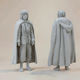 Небоядисана 3D Фигура Pippin Took Hobbit Боядисване DIY Подарък Цветове 30 см 1:6