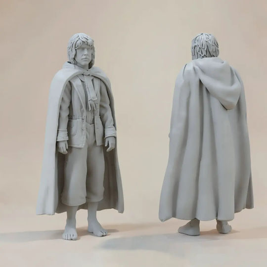 Небоядисана 3D Фигура Pippin Took Hobbit Боядисване DIY Подарък Цветове 30 см 1:6