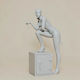 Unpainted 3d Figur Catwoman V3 Aus Dc Bemalbar Diy Geschenk Farben 30 Cm 1:6