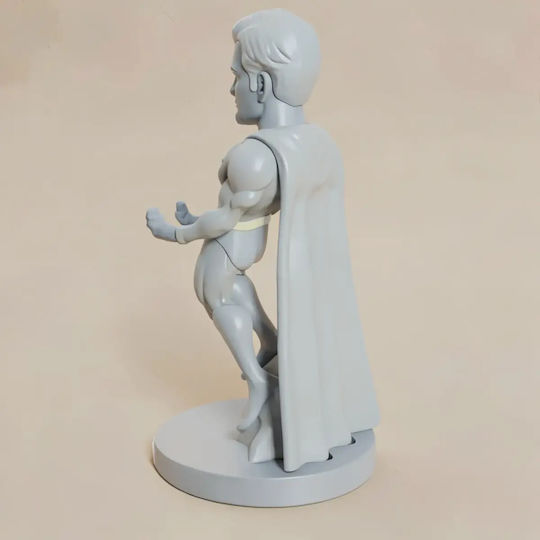 Άβαφη 3d Sammelbare Figur Superman Joystick Holder Basis Diy Βάψιμο Δώρο Χρώματα 30 Cm 1:6
