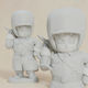 Небоядисана 3D Фигура Kid Goku Winter Sculptures 3D Печат Боядисване DIY Подарък Цветове 20 см 1:8
