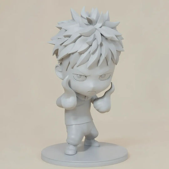 Небоядисана 3D Фигура Yuji Itadori Chibi Jujutsu Kaisen 3D Модел Боядисване DIY Подарък Цветове 20 См 1:8