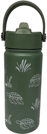 abo In A Fast World Be A Turtle Παιδικό Παγούρι Θερμός Ανοξείδωτο 500ml