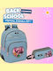 School Set Backpack Demon Hunters Kpop Huntrix 42cm + Triple Pencil Case