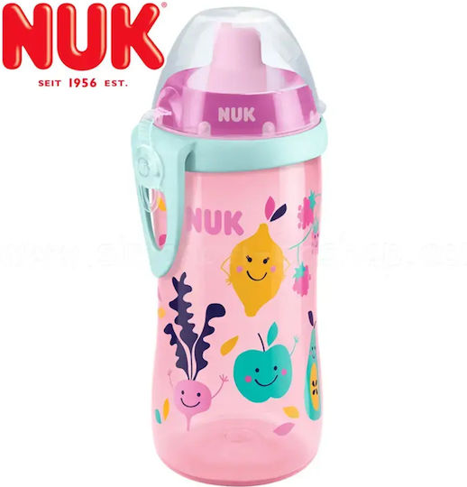 Nuk First Choice Образователно Биберонче от Силикон Розово за 12m+ 300ml