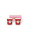 PiP Studio Love Birds Medallion Червена Порцеланова Чаша 190 мл 2 Бройки