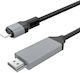 ATC HDMI мъжки - Lightning мъжки 1.8m Черен