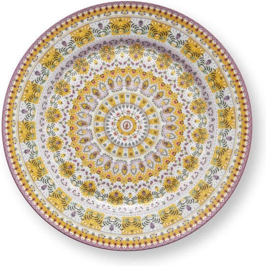 PiP Studio Lily Placă Joasă Galbenă cu Diametru 32cm