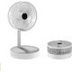USB Foldable & Rechargeable Desk Fan 3 Speeds Pap36 OEM