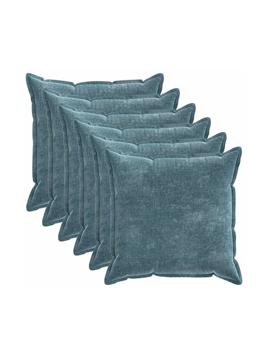 vidaXL vidaXL Dekorativer Kissenbezug Blau 70x70cm