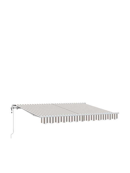 vidaXL Terrace Tent with LEDs Grey 3x2m