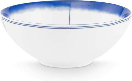 PiP Studio Pip & Blue Round Cereal Serving Bowl With Diameter 12cm