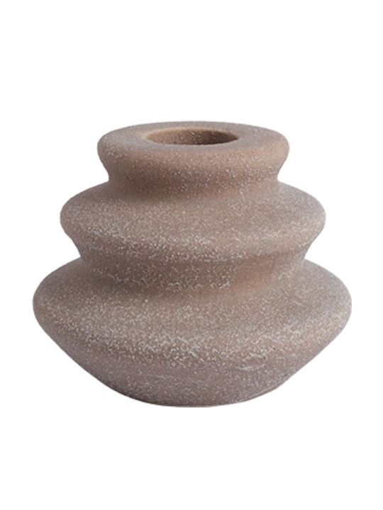 Espiel Suport De Lumânări Ceramic Bej 7.5x6cm