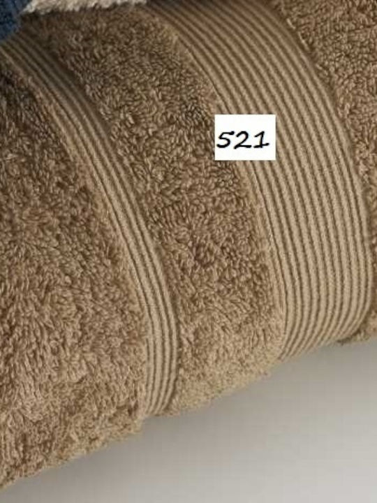 Vesta Home Πετσέτα Σώματος 80x150εκ. Olive Βάρους 550gr/m²