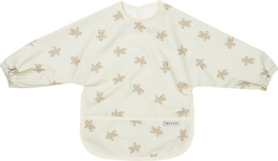 Meyco Waterproof Fabric Coverall with Hoop & Loop Fastener and Sleeves Gingerbread