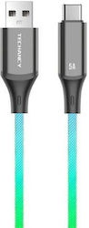 Techancy USB-C male - USB-A 1m