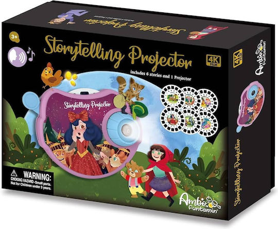 Ambo Funtamin Projector With 6 Stories - Rapunzel Προτζέκτορας Ιστοριών για 3+ Ετών AF1602STF
