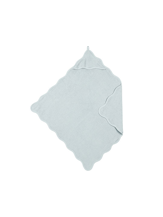 Meyco Baby- & Kinderhandtücher Body Towel Grau Blau 80x80cm