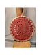 SteweHome Handgefertigte Wanddekoration Bordeaux Polyresin