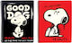 Back Me Up Spiral Ruled Notebook A4 70 Paper Sheets 2 Subjects Snoopy Peanuts Good Dog (Miscellaneous Designs/Colors)