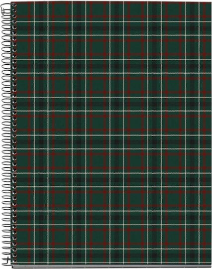 Miquelrius Σπιράλ Τετράδιο Ριγέ 100 Φύλλων Highland Days