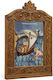 St. Nicholas Wooden Carved Icon of Acanthus 30cm