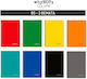 WhyNote Spiral Ruled B5 Notebook 3 Subjects Colors (Miscellaneous Designs)