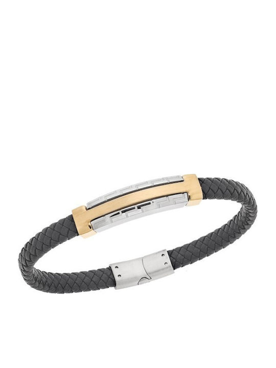 Senza Men's Leather Bracelet