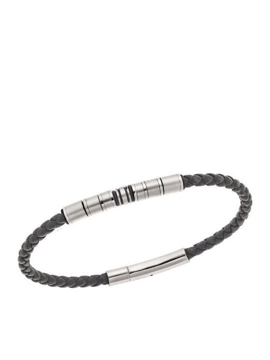 Senza Men's Leather Bracelet