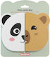 Miquelrius Set of 2 Notebooks 34 Sheets with White Pages Panda And Capy