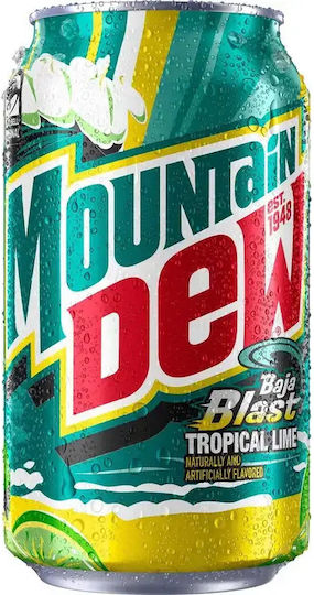 Mountain Dew Energy Drink Lime με Ανθρακικό 1493 355ml