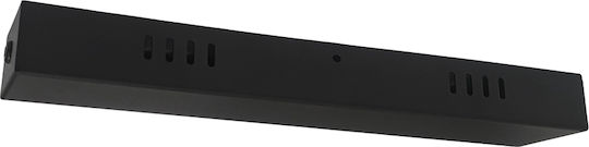 Ceiling Box for Power Supplies Black 330x60x40 Viokef
