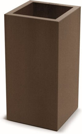 Ethick Пластмасова Саксия За Цветя Corten Steel 30x29x58см