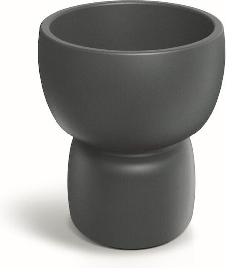 Ethick Ghiveci De Flori Din Plastic Concrete Gri 48x48x55cm