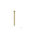 Luma Metallic Recessed Spot with Built-in LED and Warm White Light Gold