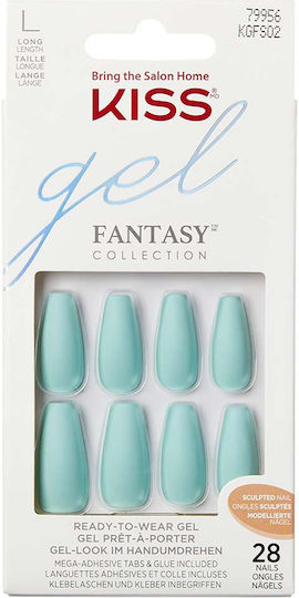 Kiss False Nail Tips in Pink Colour