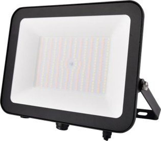 Evivak Στεγανός Προβολέας LED 100W Θερμό Λευκό με Αισθητήρα Κίνησης IP65