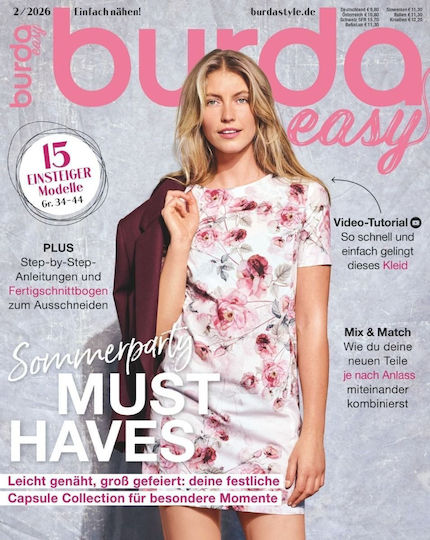 Burda Easy Magazine 02/2026 Published In German