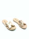 Goldene Damen Sandalen