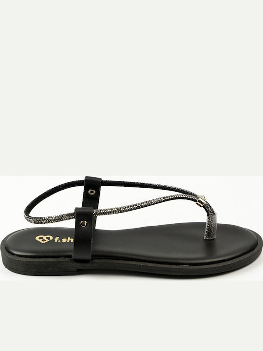 Fshoes Sandale Casual Damă Din Piele Argintii