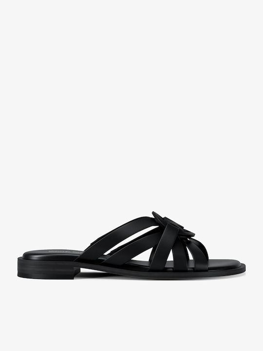 Leather Women's Sandals Black