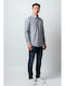 Long Sleeve Striped Grey Shirt