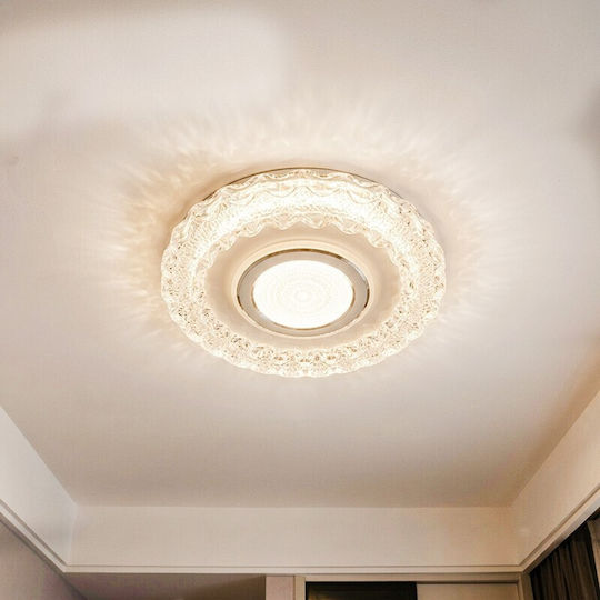 Таванно Осветително Тяло 11см LED с Дистанционно Управление Таванно Осветително Тяло 11см LED с Дистанционно Управление
