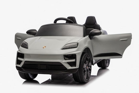 Porsche Macan Turbo 4x4 Doppelsitzer mit Fernbedienung Lizensiert 12 Volt Graue Für 1+ Jahre
