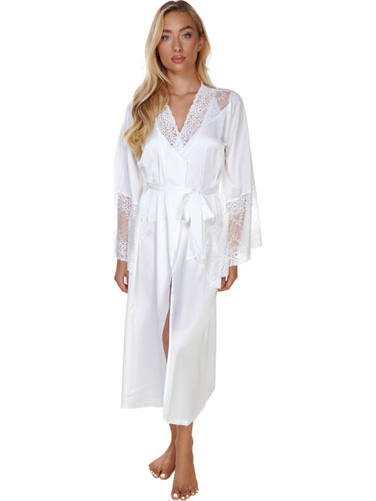 Comfort Summer Bridal Women's Robe White