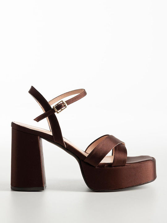 Bozikis Yfasmátina Damen Sandalen Braun K26-069...